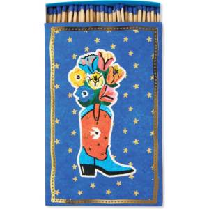 Paddywax Large Rectangle Matches Cowboy Boot кибритени клечки 120 бр