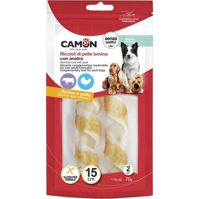 Camon Treats&Snacks Dog Hovädzí vrkoč s kuracím 70 g