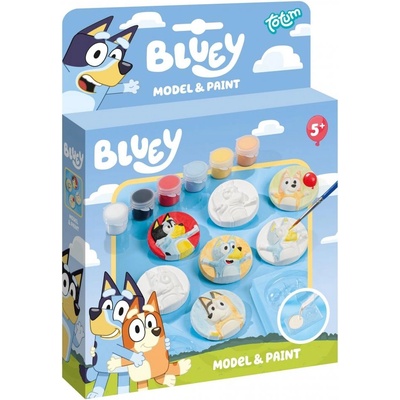 Totum Творчески комплект Totum - Направи си сам гипсови фигурки Bluey (T290235)