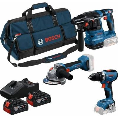 Bosch GSB + GWS + GBH + 3× GBA 5.0 Ah + GAL 12V/18V-80 0615A500AH