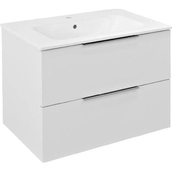 Sapho Cirasa - Umývadlová skrinka, 70x52x46 cm, 2 zásuvky, biela CR701-3030