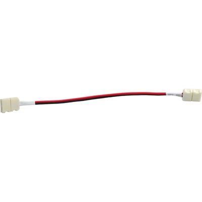SOLIGHT prepojovací kábel pre LED pásy 8mm zacvakávací konektor na oboch stranách 1ks sáčok