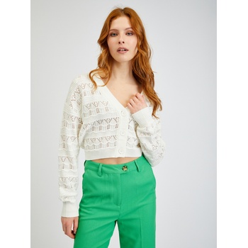 Orsay Кремава дамска жилетка с десен ORSAY Orsay | Byal | ЖЕНИ | M