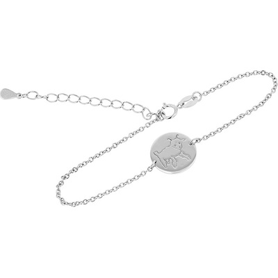 Eppi Strieborný náramok s gravírom baránka Malý princ BR47955
