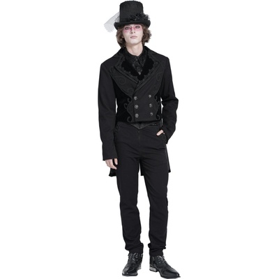 Devil Fashion kabát Black Gothic