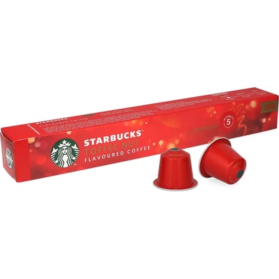Starbucks Nespresso Toffee Nut Flavoured Coffee 10 ks