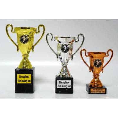 VIZINGR Nohejbalové poháry 2959-LAC006 2959-LAC006/14 cm