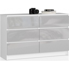 Ak furniture Kuba 120 cm 6 šuplíků