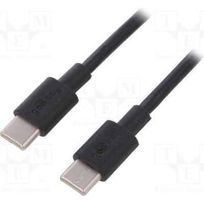 Goobay 66318 USB 2.0, z obou stran, USB C vidlice, 1m, černý