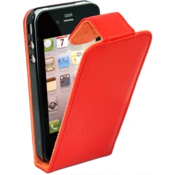 Image 1 of Apple Flip Калъф за Apple iPhone 4 Червен + Протектор