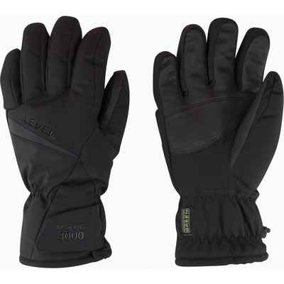 Level Мъжки скиорски ръкавици Level Alpine black