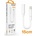 Aligator biely ADAU002