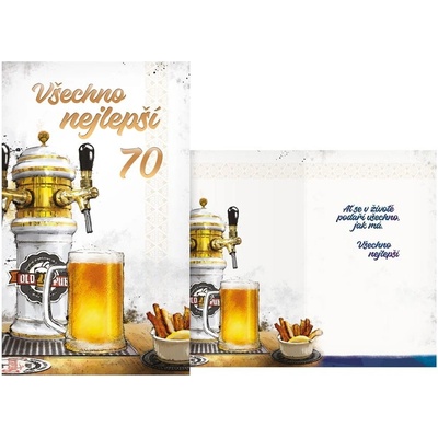 UNIPAP přání k narozeninám 70 M11-540 T PRANI_T_2281 405889