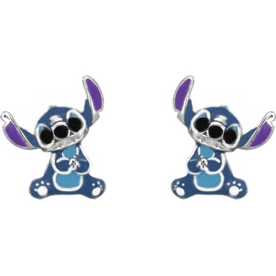 Disney strieborné kôstkové náušnice Stitch Lilo & Stitch ES00037SRHL.CS