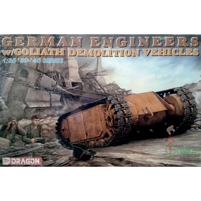 DRAGON Model Kit military 6103 GERM.ENG.W/GOLIATH (1:35