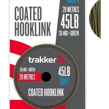 Nikl Trakker Products Trakker Náväzcová šnúra Soft Coated Hooklink 20 m 45 lb 20,4 kg 20 m