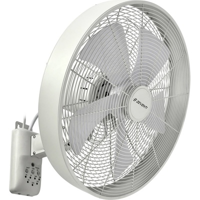 ZEVENTI - Стенен вентилатор freeze 50w/230v Ø 40 см бял + дистанционно управление (zv0018)