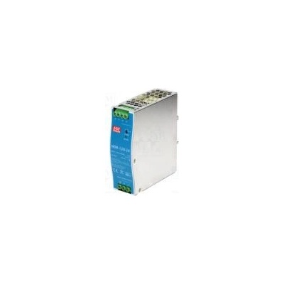 MEAN WELL NDR-120-24 Napájecí zdroj spínaný slim 120W 24VDC 5A 90÷264VAC DIN 600g