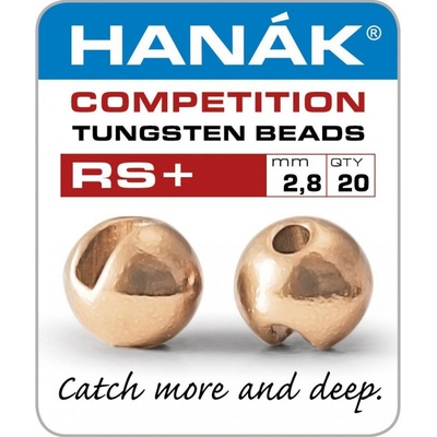 Hanák Competition Tungstenové kuličky RS+ Metalické růžové zlato 2,3 mm, 20 ks