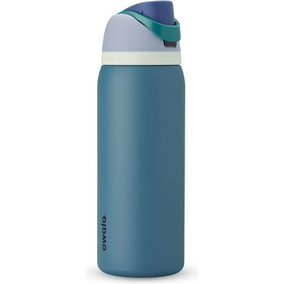 owala FreeSip Insulated Stainless Steel Drinking Bottle with Straw, 945ml - BPA Free, Ideal for Sports, Fitness, Outdoor and Travel, Denim - C06105