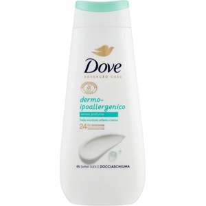 Dove advanced care, Душ гел - Хипоалергеничен без аромат, 225мл