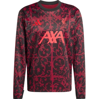 adidas Liverpool Pre Match Drill Top 2025 2026 Adults - Black