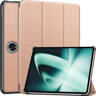 Vsetkonamobil 59998 LEATHER Zaklápací obal pre OnePlus Pad ružovozlatý