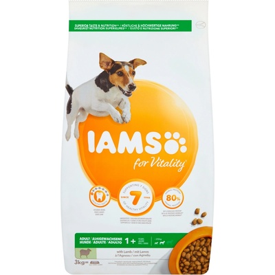 Iams For Vitality Adult Small & Medium Breed Lamb s jahňacím mäsom 3 kg