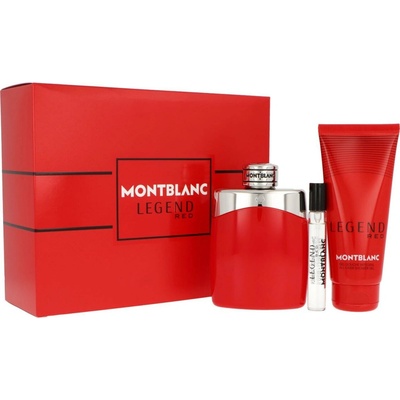Mont Blanc Legend Red EDP 100 ml + sprchový gél 100 ml + EDP 7,5 ml darčeková sada