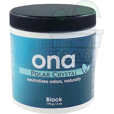 ONA Block Polar Crystal 170 гр. - Неутрализатор на Миризми с аромат на "Полярен кристал" (блокче) (16002)