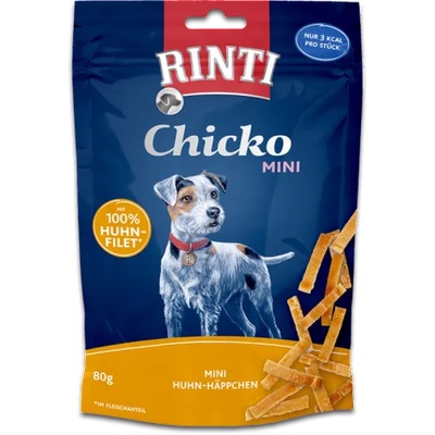 RINTI Chicko - лакомство за куче с пилешко филе мини 80 гр - Германия 91320