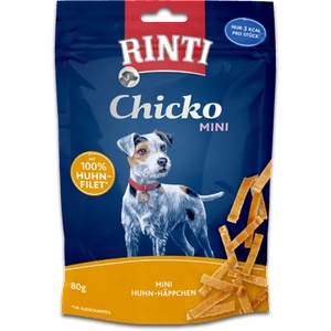 RINTI Chicko - лакомство за куче с пилешко филе мини 80 гр - Германия 91320