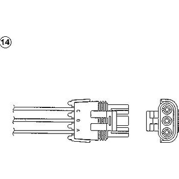 Lambda sonda NGK OZA55-R2
