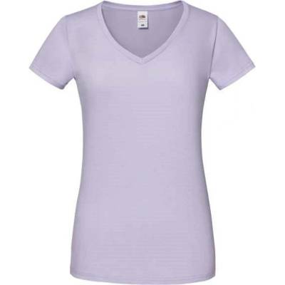 Fruit of the Loom Women's T-shirt Iconic Vneck Lavender
