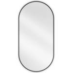 Mexen Loft овално огледало за баня 100 x 50 см, черна рамка - 9851-100-050-000-70 (9851-100-050-000-70)