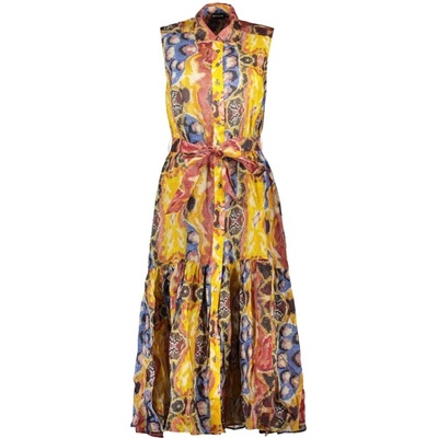 Desigual Дамска дълга рокля desigual, Размер s, Цвят Жълт (26swvw56_gi9019)