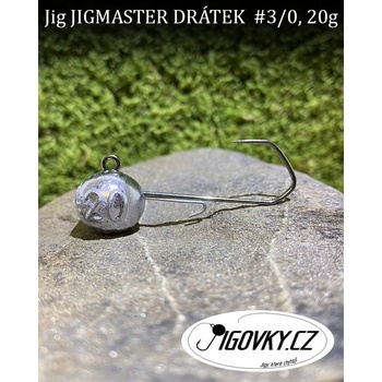 Jigovky.cz Jigové hlavičky Jigmaster Drátek vel.3 20g 5 ks
