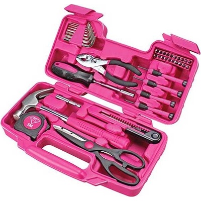 Strend Pro nářadí pro ženy - růžová sada Lady 39 dílů TR233304 – Zboží Mobilmania