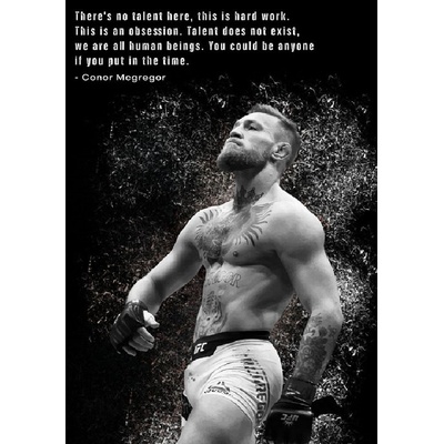1 dílné obrazy Conor McGregor ty008 Velikost 50 x 100cm