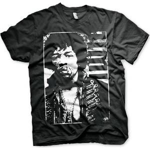 Jimi Hendrix Distressed Black 2XL Риза (RD-1-JH003-H16-8-BK-XXL)