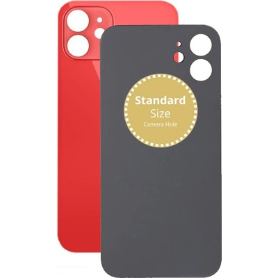 Kryt Apple iPhone 12 Sklo Zadního Housingu červený