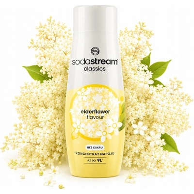 SodaStream sirup z bezinek bez cukru 440 ml