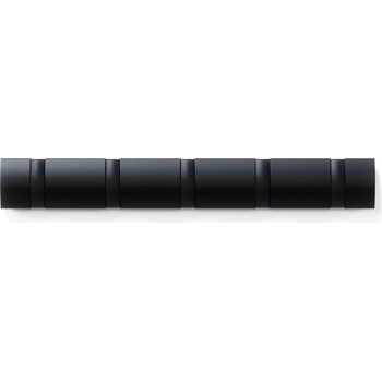Umbra Черна стенна закачалка от тополово дърво Flip - Umbra (318850-040)