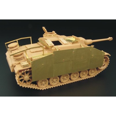 TAMIYA Hauler Stug III Ausf G SCHURZEN parts for kit 1-48 1:48