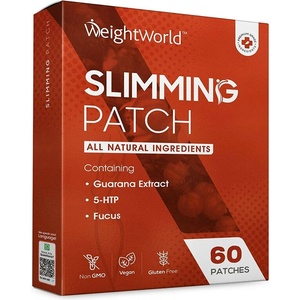 WeightWorld Лепенки за отслабване с екстракт от Гуарана, Фукус и 5-HTP, 60 пластира - Slimming patch (127308 WW)