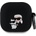 Karl lagerfeld Калъф за Apple Airpods 4, Karl Lagerfeld 3D Logo NFT Silicone Body Case, Черен (KLA4RUNKC)