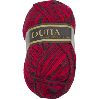 Dúha 50 g – 421 červená, čierna