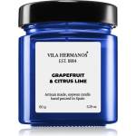 Vila Hermanos Apothecary Cobalt Blue Grapefruit & Citrus Lime ароматна свещ 150 гр