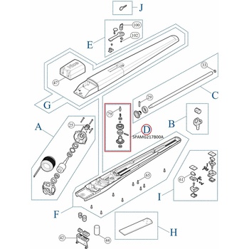SPAMG217B00A kit prevodovky TO4005/6/15/5015/16