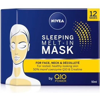 Image 1 of Nivea Q10 Power Sleeping Melt-In Mask - Нощна маска за лице против бръчки от серията "Q10 Power" 50мл